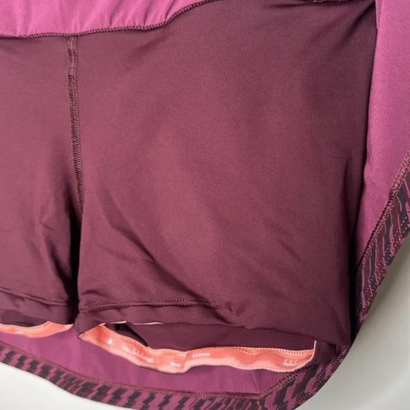 Lululemon Pace Rival Skirt II Shifted Horizon Red Grape Black / Bordeaux Drama - Picture 6 of 15